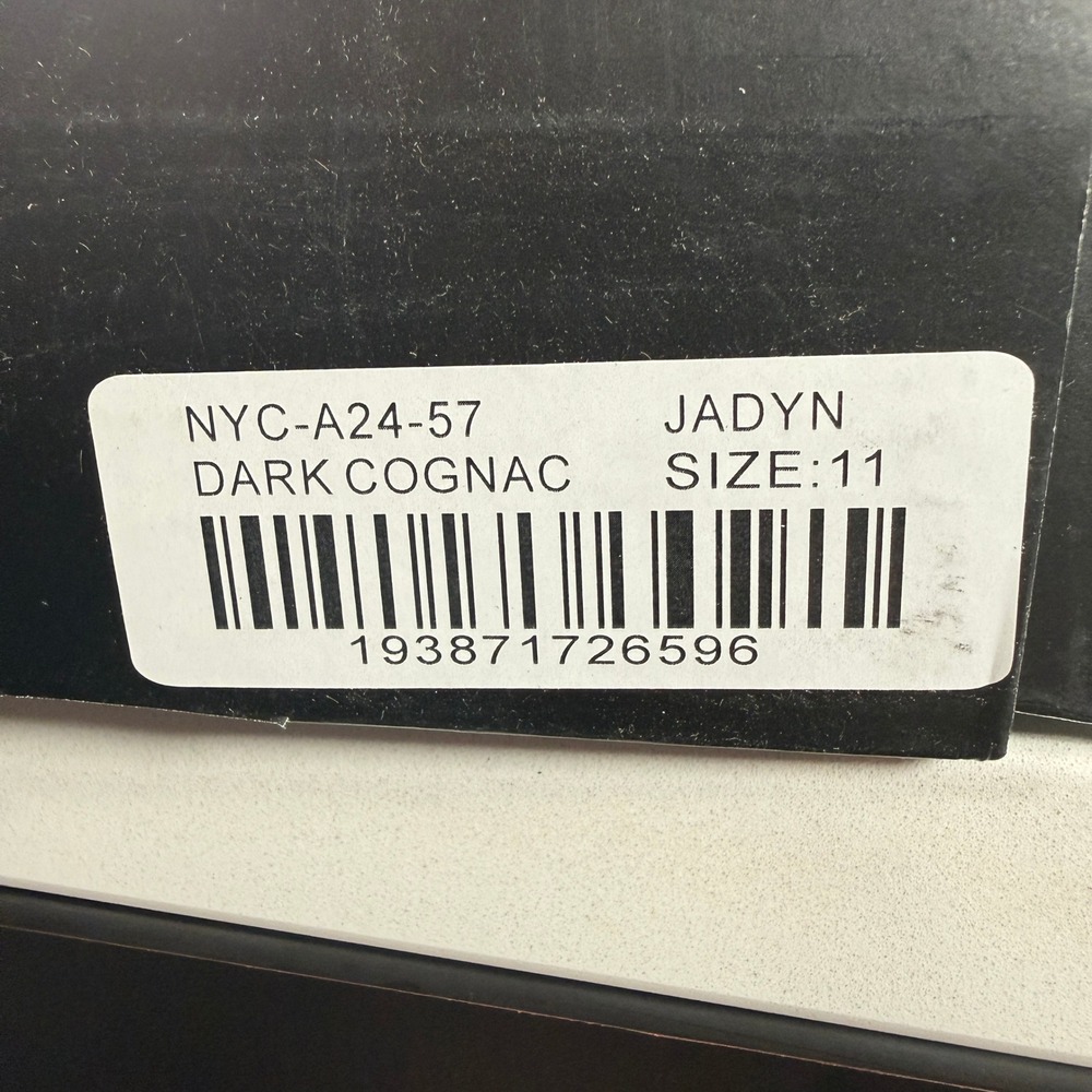 New York and Company‎ Jadyn Side Zip Ankle Bootie Brown Block Heel Womens 11 - Picture 8 of 8